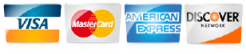 We Accept Visa MasterCard Discover American Express in 80122